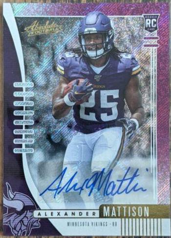 Alexander Mattison [Spectrum Purple Autograph] #102