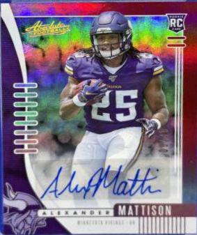 Alexander Mattison [Spectrum Red Autograph] #102