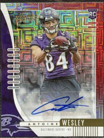 Antoine Wesley [Red Squares Autograph] #143