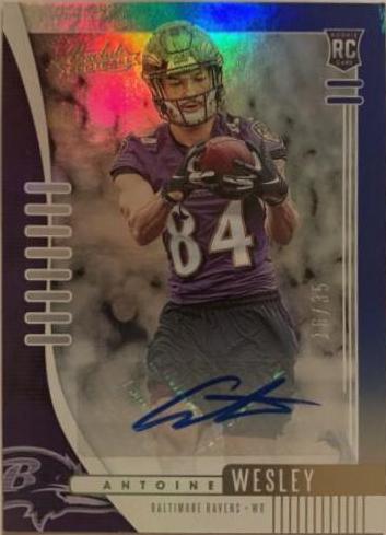 Antoine Wesley [Spectrum Blue Autograph] #143