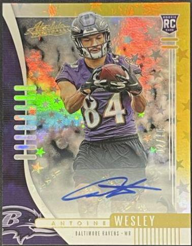 Antoine Wesley [Spectrum Gold Autograph] #143