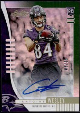Antoine Wesley [Spectrum Green Autograph] #143