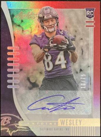 Antoine Wesley [Spectrum Red Autograph] #143