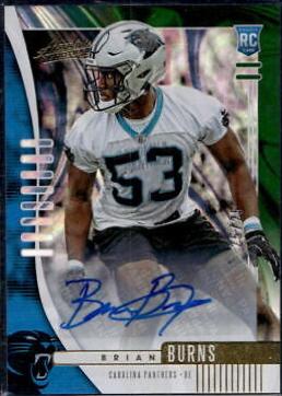 Brian Burns [Green Waves Autograph] #146