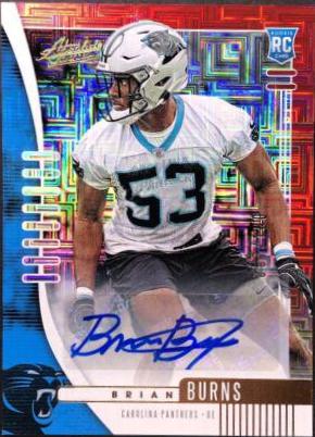 Brian Burns [Red Squares Autograph] #146