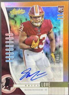 Bryce Love [Spectrum Orange Autograph] #105