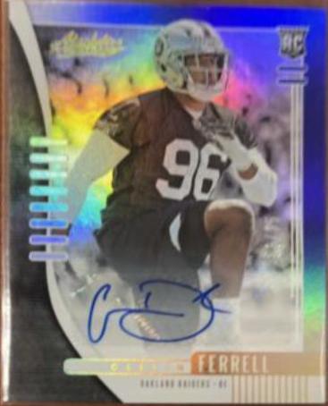 Clelin Ferrell [Spectrum Blue Autograph] #181