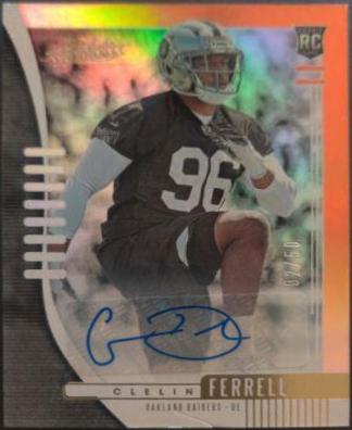 Clelin Ferrell [Spectrum Orange Autograph] #181