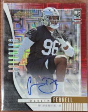 Clelin Ferrell [Spectrum Red Autograph] #181