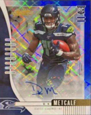DK Metcalf [Spectrum Blue Autograph] #114