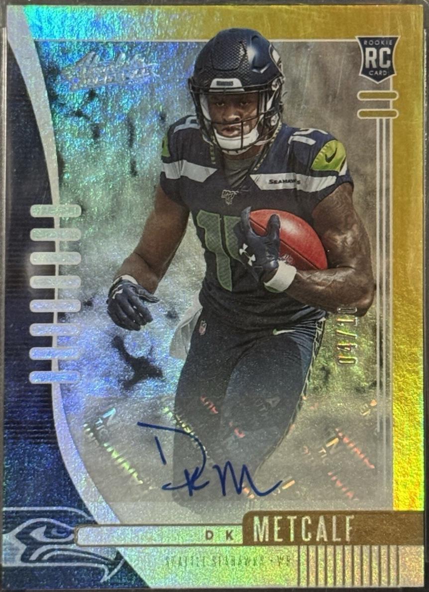 DK Metcalf [Spectrum Gold Autograph] #114