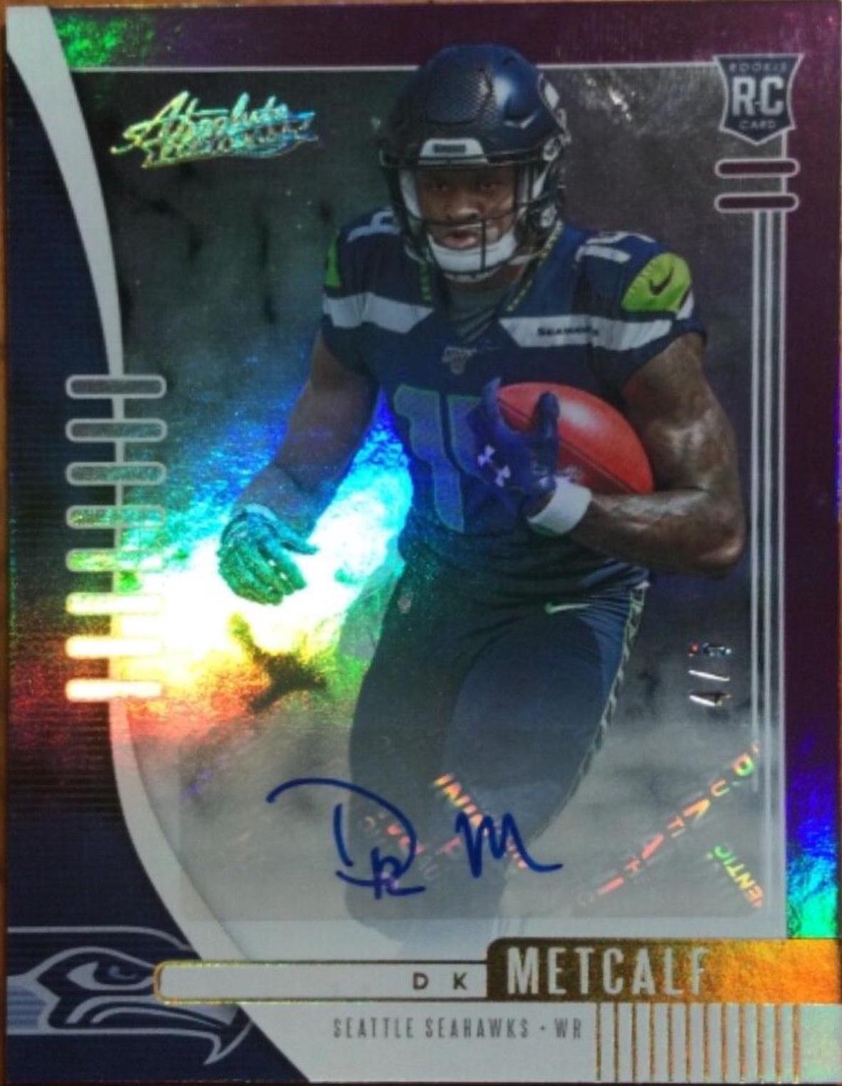 DK Metcalf [Spectrum Purple Autograph] #114