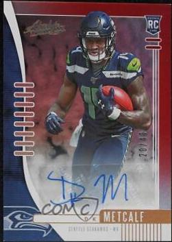 DK Metcalf [Spectrum Red Autograph] #114