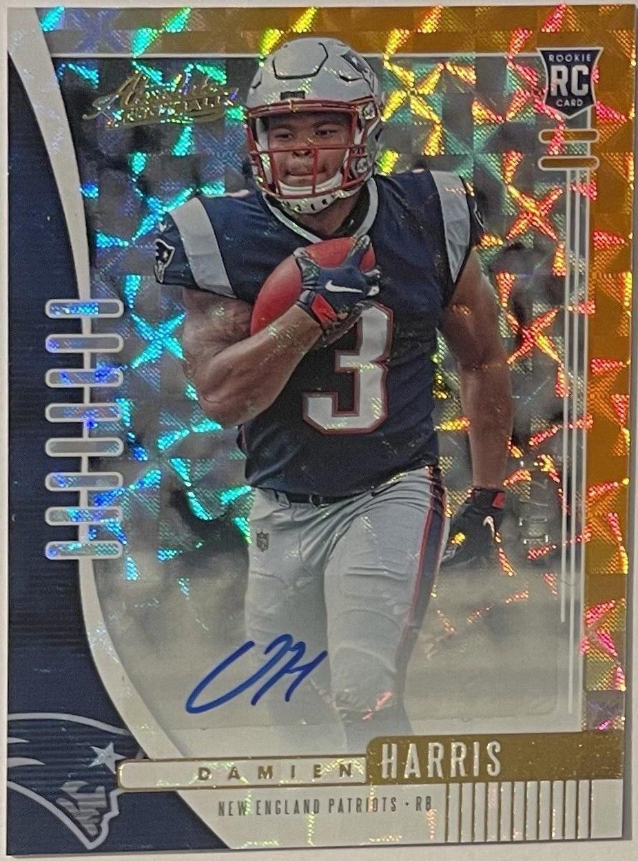 Damien Harris [Orange Mosaic Autograph] #106