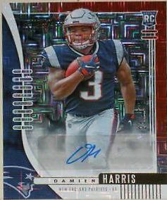 Damien Harris [Red Squares Autograph] #106