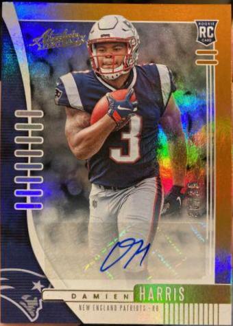Damien Harris [Spectrum Orange Autograph] #106