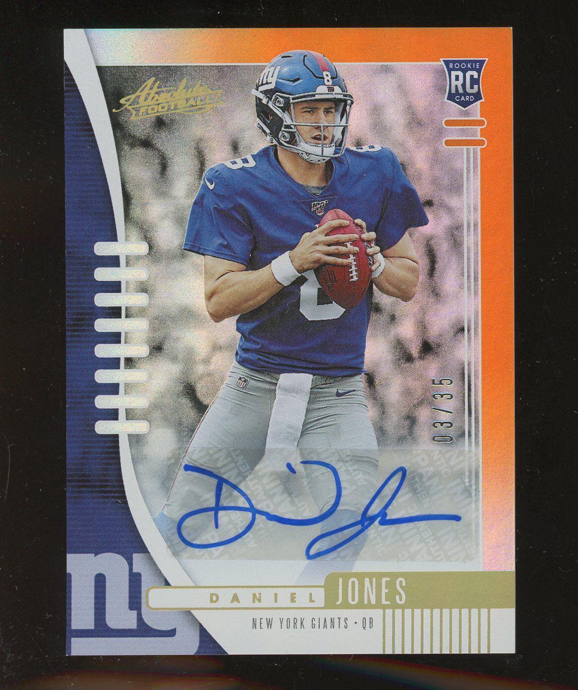 Daniel Jones [Spectrum Orange Autograph] #107