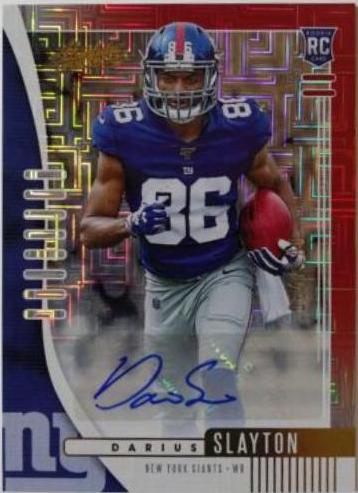 Darius Slayton [Red Squares Autograph] #108