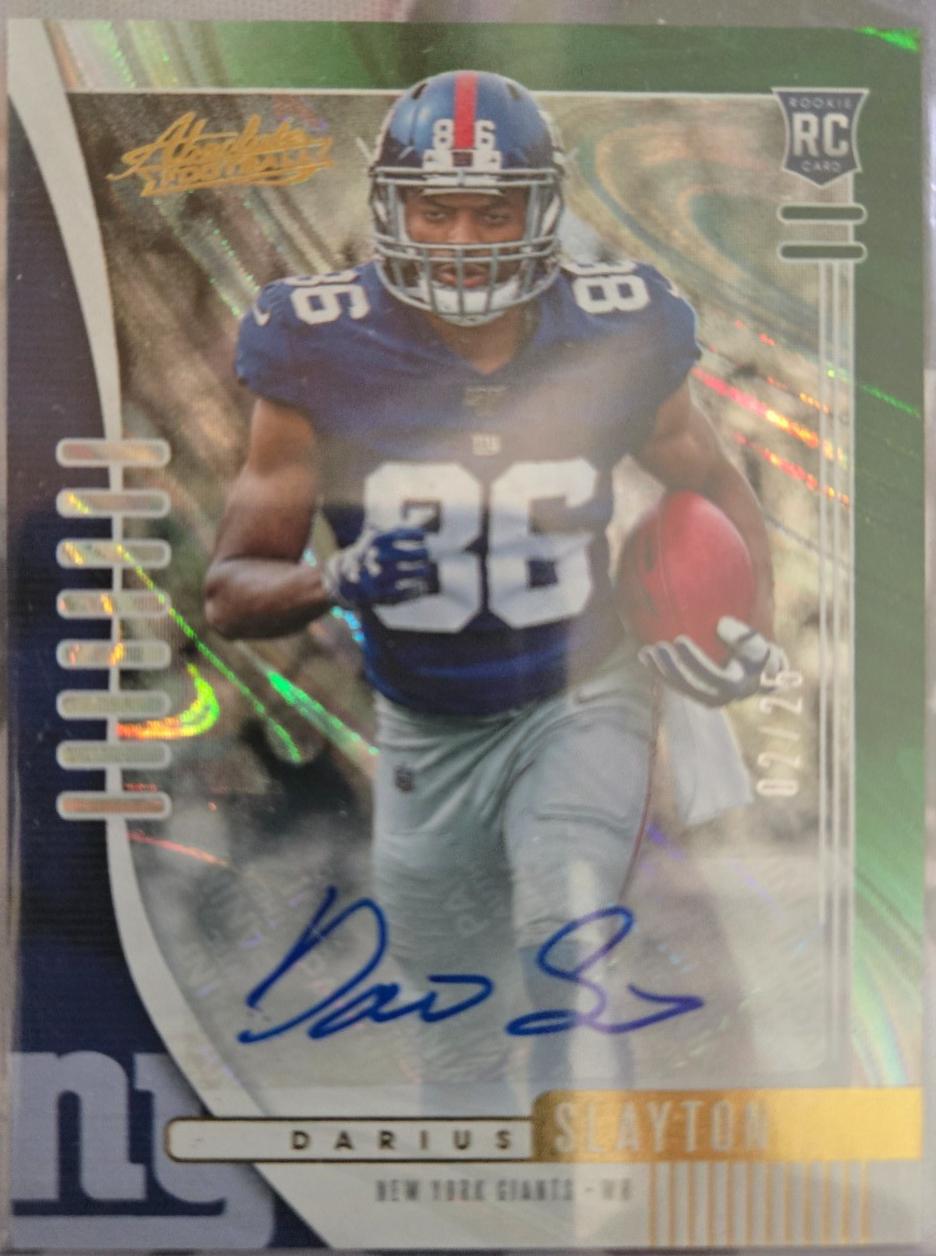 Darius Slayton [Spectrum Green Autograph] #108