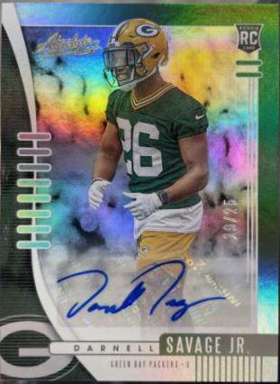 Darnell Savage Jr. [Spectrum Green Autograph] #158