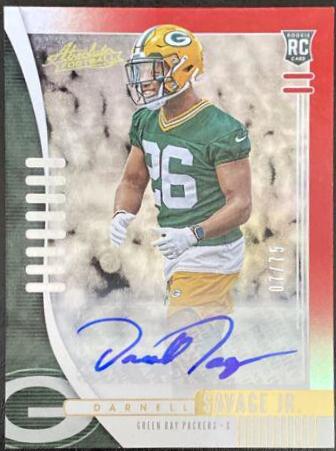 Darnell Savage Jr. [Spectrum Orange Autograph] #158
