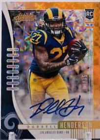 Darrell Henderson [Orange Mosaic Autograph] #109