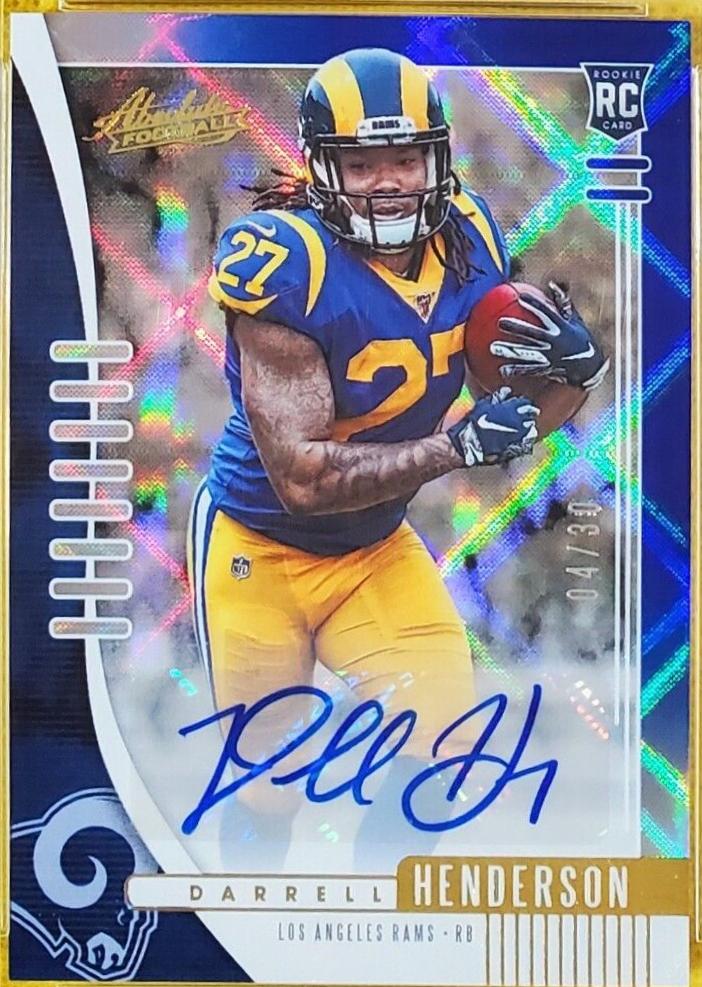 Darrell Henderson [Spectrum Blue Autograph] #109