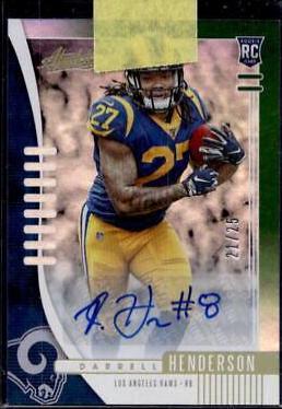 Darrell Henderson [Spectrum Green Autograph] #109