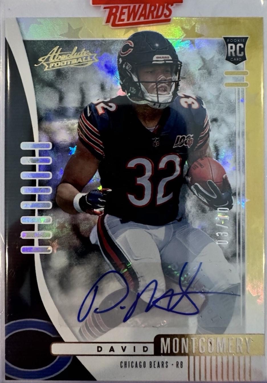 David Montgomery [Gold Stars Autograph] #110