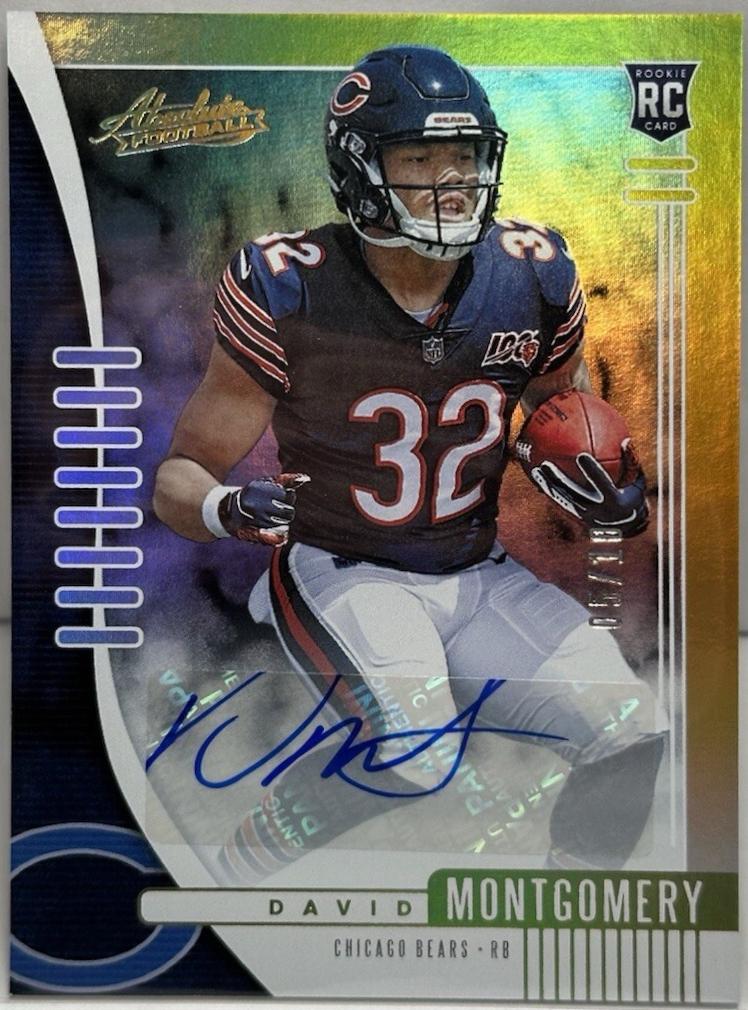 David Montgomery [Spectrum Gold Autograph] #110