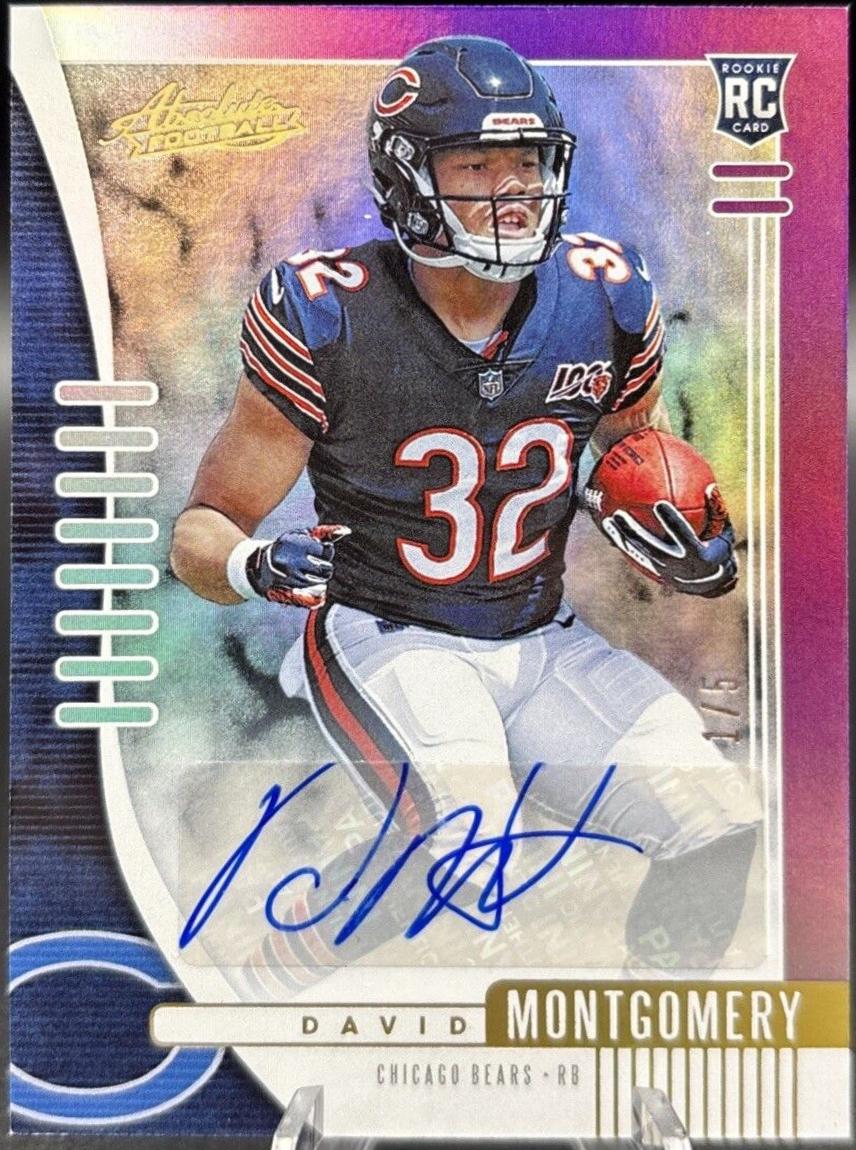 David Montgomery [Spectrum Purple Autograph] #110
