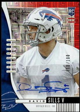 David Sills V [Red Squares Autograph] #197