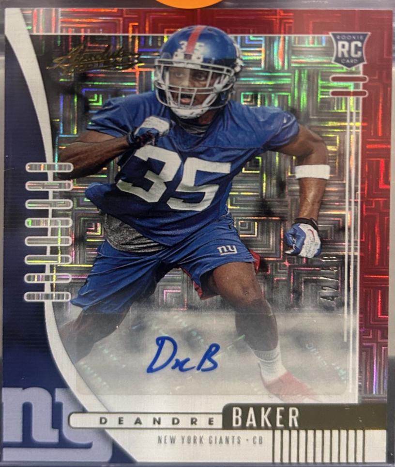 Deandre Baker [Red Squares Autograph] #175