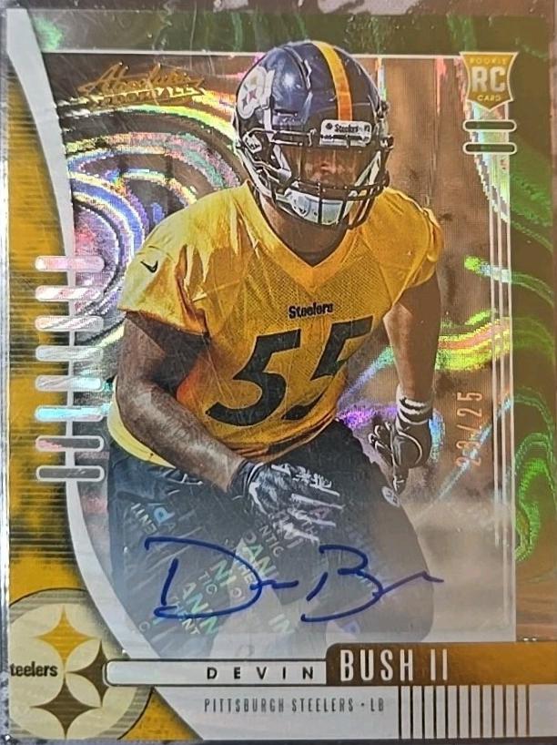 Devin Bush II [Spectrum Green Autograph] #183
