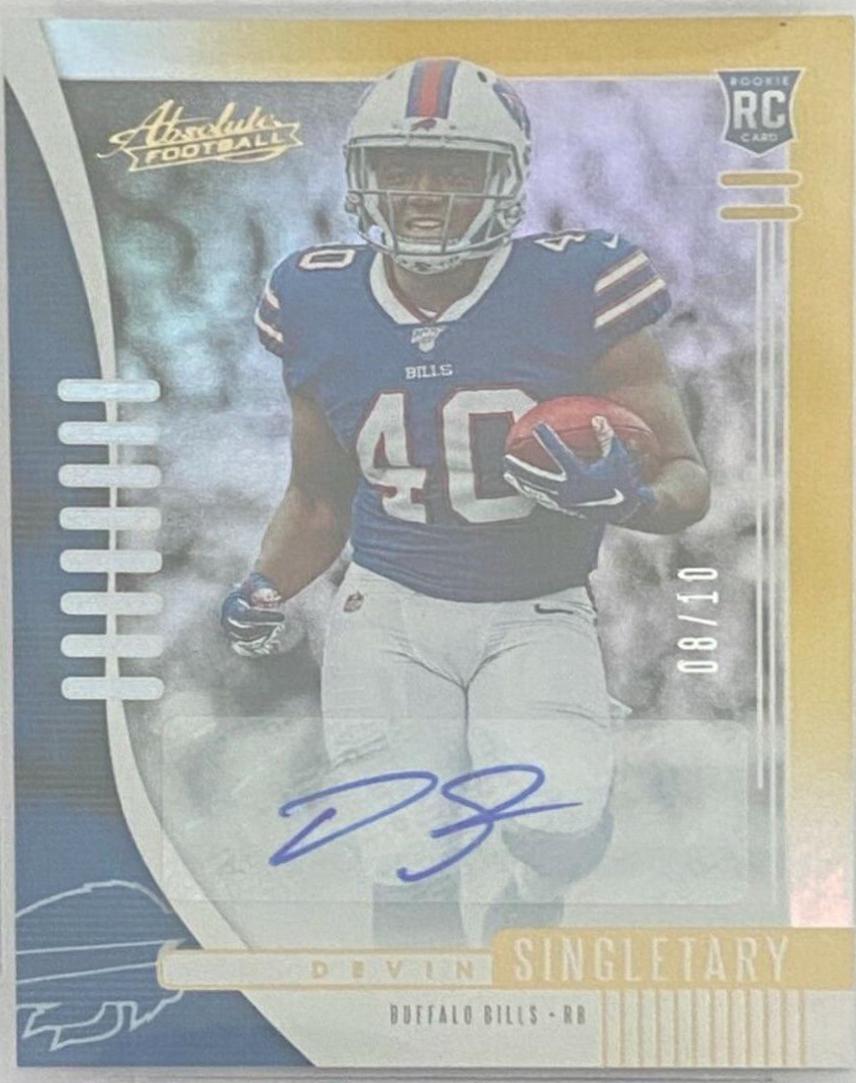 Devin Singletary [Spectrum Gold Autograph] #112