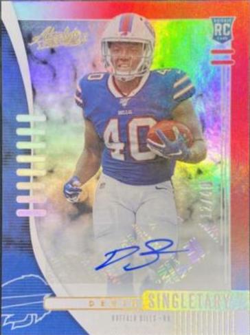 Devin Singletary [Spectrum Red Autograph] #112