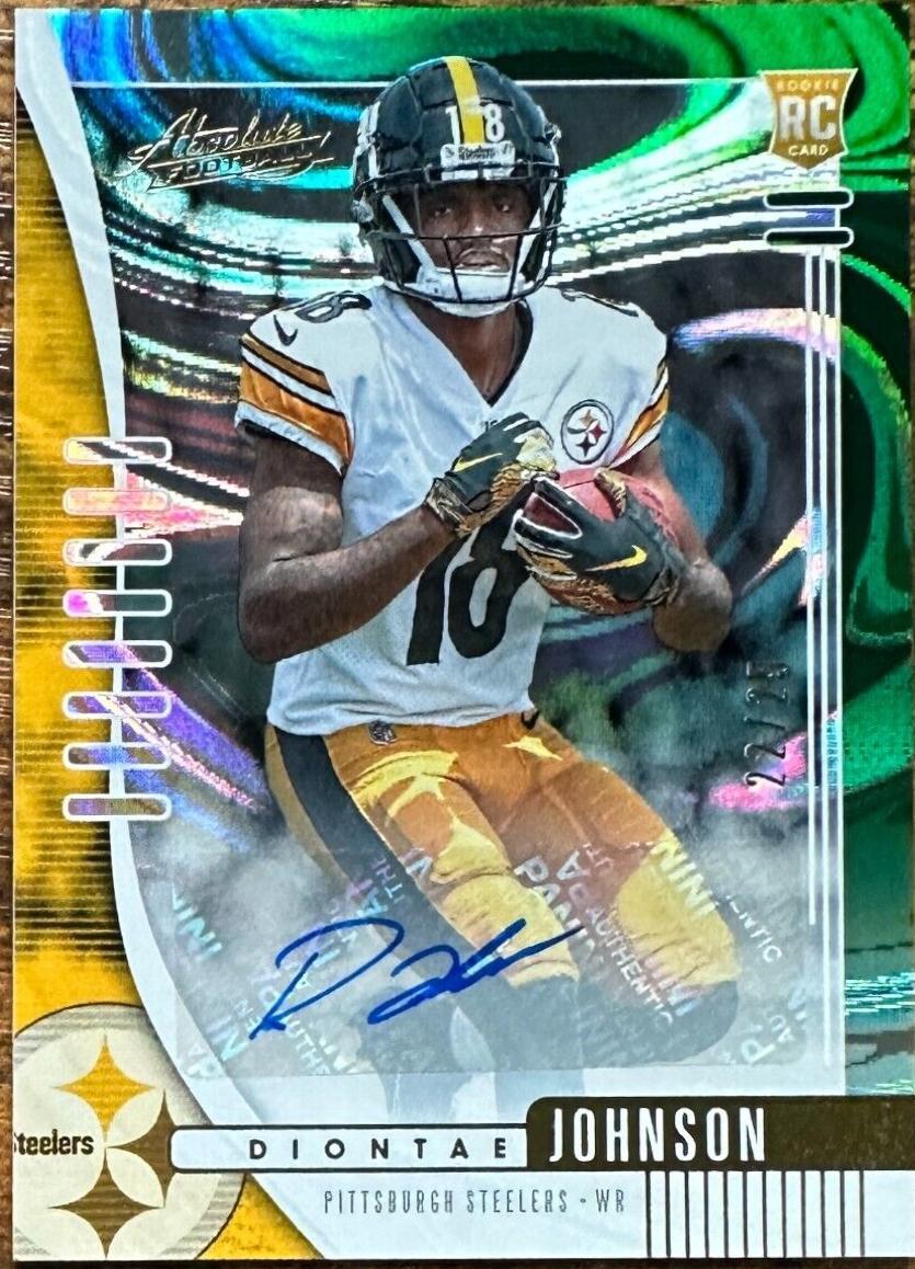 Diontae Johnson [Green Waves Autograph] #113