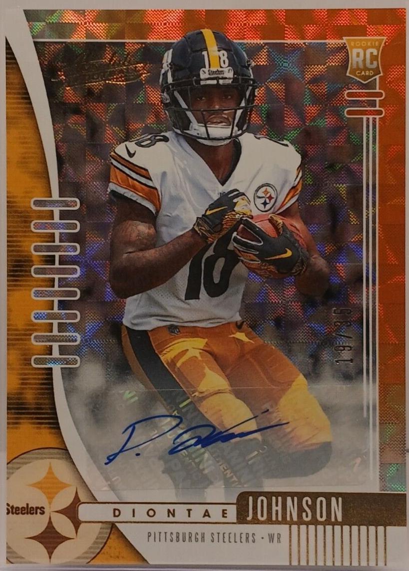 Diontae Johnson [Orange Mosaic Autograph] #113