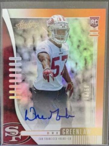 Dre Greenlaw [Spectrum Orange Autograph] #186