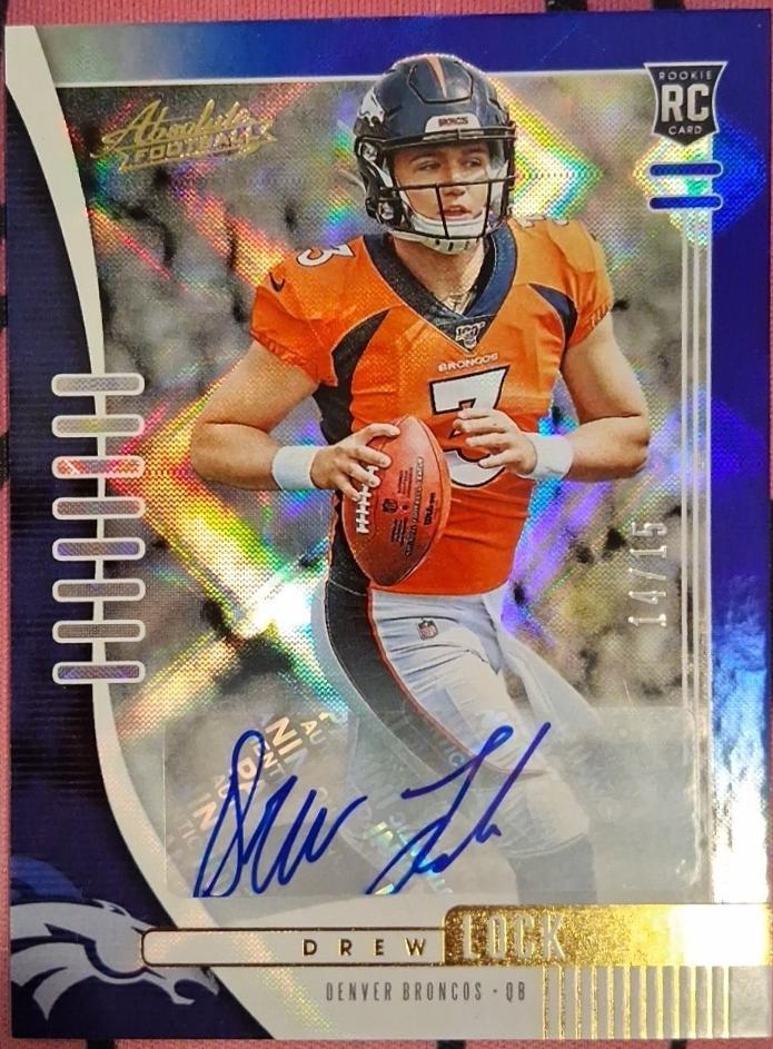 Drew Lock [Blue Diamonds Autograph] #115