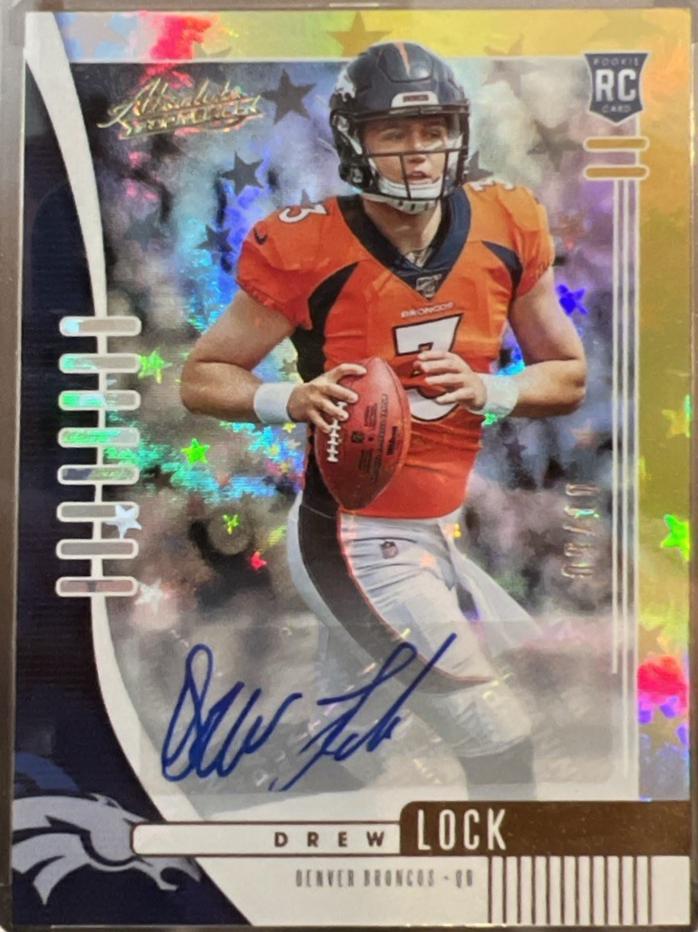 Drew Lock [Gold Stars Autograph] #115