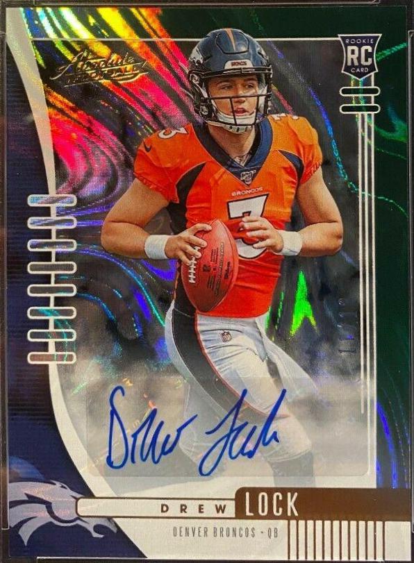Drew Lock [Green Waves Autograph] #115