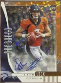 Drew Lock [Orange Mosaic Autograph] #115