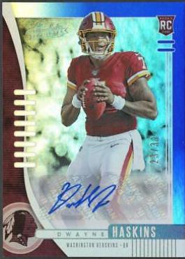 Dwayne Haskins [Spectrum Blue Autograph] #116