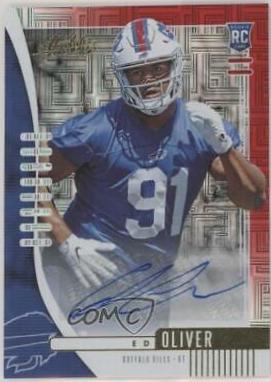 Ed Oliver [Red Squares Autograph] #144