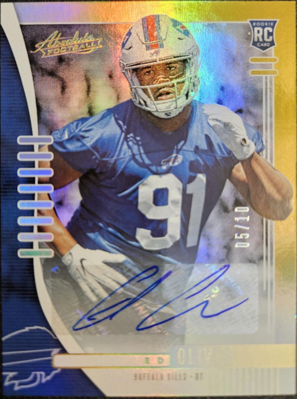 Ed Oliver [Spectrum Gold Autograph] #144