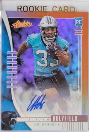 Elijah Holyfield [Spectrum Orange Autograph] #147