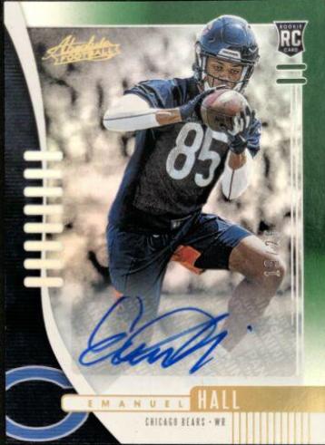 Emanuel Hall [Spectrum Green Autograph] #148