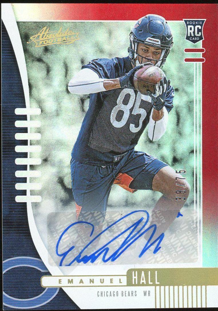 Emanuel Hall [Spectrum Red Autograph] #148
