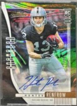 Hunter Renfrow [Green Waves Autograph] #120